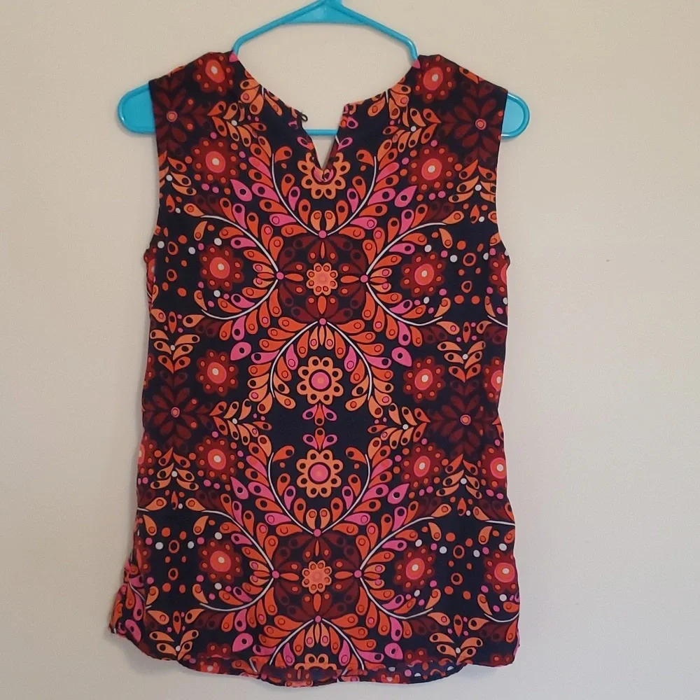 Merona floral pattern sleeveless blouse - Picture 5 of 6